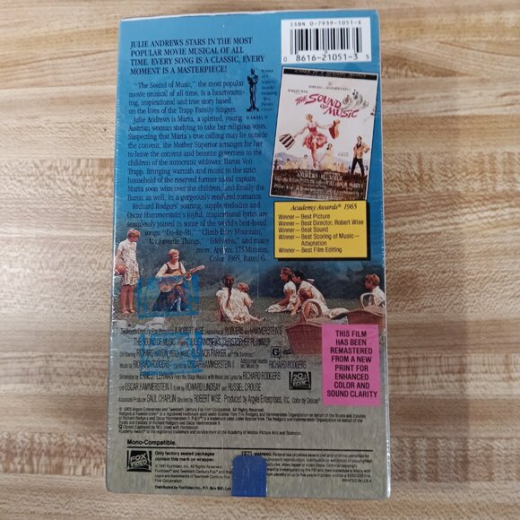 The Sound of Music VHS Factory Sealed  Rodgers & Hammerstein Collection  Andrews - Picture 2 of 7